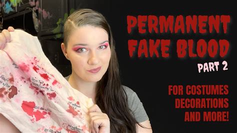 fake blood clothes - How To Make Fake Blood For Your Halloween .